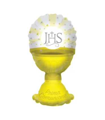 Mylar First Communion Goblet SuperShape 36" 1pc