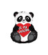 Mylar Be My Valentine Panda h18" 1pc
