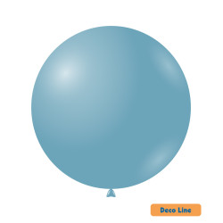 36" Steel Blue 254 Rocca Decorator Line Latex Balloons bag of 2pcs