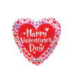 Mylar Happy Valentine's Day Heart Hearts 18" 1pc