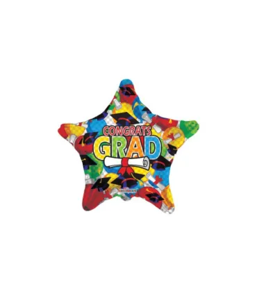 Mylar Laurea Tocco Star MiniShape 9" pack 5pcs