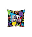 Mylar Happy New Year MiniShape Square 9" pack 5pcs