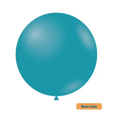 36" Turquoise 222 Rocca Decorator Line Latex Balloons bag of 2pcs