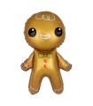 Mylar Gingerbread SuperShape h39" 1pc