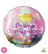 Mylar First Communion Pink Chalice Round 18" 1pc