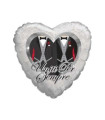 Mylar United Forever Men Heart 18" 1pc