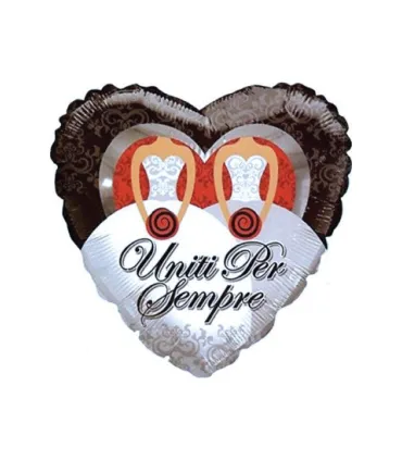 Mylar United Forever Women Heart 18" 1pc