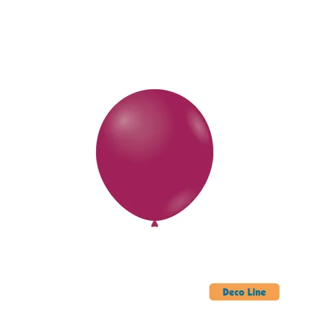 5" Deep Magenta 218 Rocca Decorator Line Latex Balloons bag of 100pcs