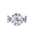 Mylar Happy Birthday Candy MiniShape w9" pack 5pcs