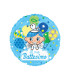 Mylar Baptism Him Round 18" 1pc