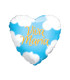 Mylar Viva Maria Heart 18" 1pc