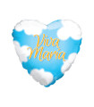 Mylar Viva Maria Heart 18" 1pc