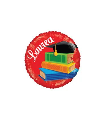 Mylar Graduation Round MiniShape 9" pack 5pcs