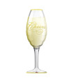 Mylar SuperShape Champagne Glass h39" 1pc
