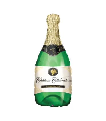 Mylar Champagne SuperShape Bottle h39" 1pc