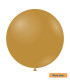 36" Mocha Brown 209 Rocca Decorator Line Latex Balloons bag of 2pcs