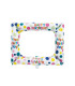 Mylar Polka Dot Selfie Frame w23" 1pc