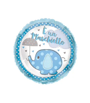 Mylar E' un Maschietto Round 18" 1pc