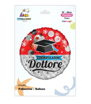 Mylar Congratulations Doctor Touch Round 18" 1pc