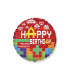 Mylar Happy Birthday Tetris Round 18" 1pc