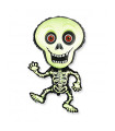 Mylar Skeleton Green SuperShape h40" 1pc