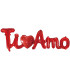 Mylar Lettering I Love You Red w45" 1pc