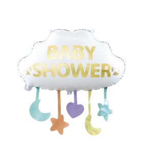 Mylar Baby Shower Cloud SuperShape h26" 1pc