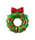 Mylar Christmas Wreath Mistletoe SuperShape h26" 1pc