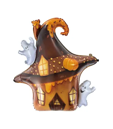 Mylar Halloween Haunted House SuperShape h32" 1pc