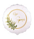 Mylar Today Newlyweds Eucalyptus Leaves Round 18" 1pc