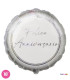 Mylar Happy Anniversary Silver Round 18" 1pc
