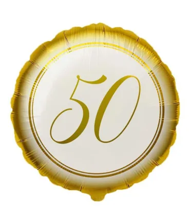 Mylar 50° Gold Round 18" 1pc
