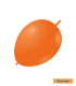 11" Linking Mandarin Orange  202 Rocca Decorator Line Latex Balloons bag of 50pcs