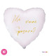 Mylar Will you marry me? Heart 18" 1pc