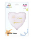 Mylar Will you marry me? Heart 18" 1pc
