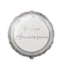 Mylar Happy Anniversary Silver Round MiniShape 9" cf. 5pcs