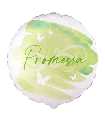 Mylar Promise Butterflies Round 18" 1pc