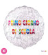 Mylar First Day of School Round 18" 1pc