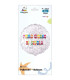 Mylar First Day of School Round MiniShape 9" cf. 5pcs