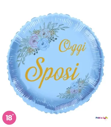 Mylar Today Newlyweds Vintage Sugar Paper Round 18" 1pc