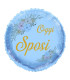 Mylar Today Newlyweds Vintage Sugar Paper Round 18" 1pc