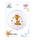 Mylar Your First Month Giraffe Round 18" 1pc