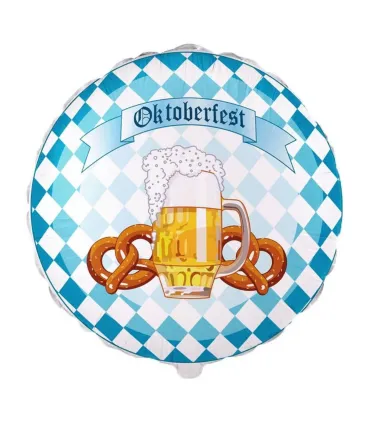 Mylar Oktoberfest Round 18" 1pc