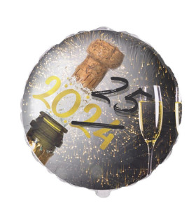 Mylar Happy New Year 2026 Round 18" 1pc