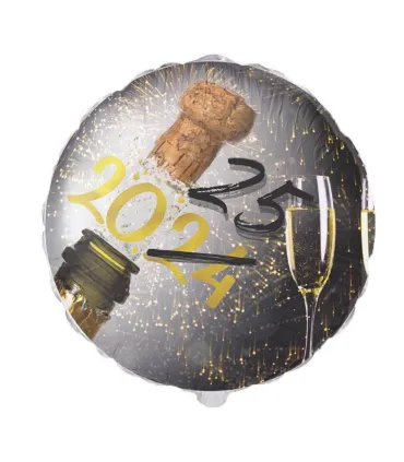 Mylar Happy New Year 2026 Round 18" 1pc