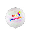 Mylar Happy Birthday Multilingual Round 18" 1pc