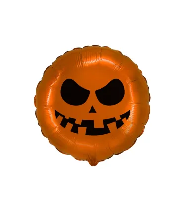 Mylar Pumpkin Pumpkin Halloween Round 18" 1pc