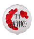 Mylar I Love You with Hearts Round 18" 1pc