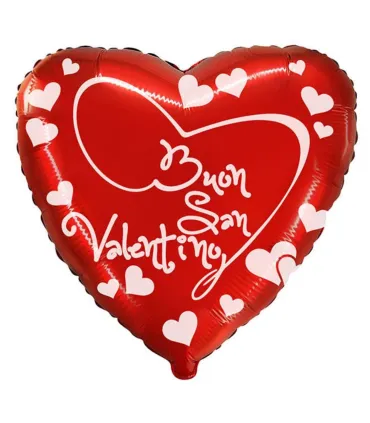 Mylar Happy Valentine's Day Cursive Heart 18" 1pc