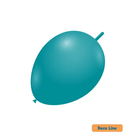 11" Linking Ocean Blue 253 Rocca Decorator Line Latex Balloons bag of 50pcs